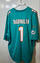 Load image into Gallery viewer, Nike Mens Green Miami Dolphins Tagovailoa #1 NFL Football Jersey Size XL