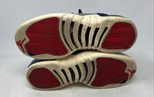 Load image into Gallery viewer, Nike Boys Air Jordan 12 BV8017-445 Blue White Leather Basketball Shoes Size 6.5Y