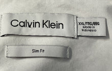 Load image into Gallery viewer, Calvin Klein Mens White Long Sleeve Collared Slim Fit Button-Up Shirt Size XXL