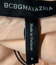 Load image into Gallery viewer, BCBGMAXAZRIA Womens Pink Floral Halter Neck Backless Fit & Flare Dress Size 6