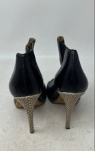 Load image into Gallery viewer, Coach Womens Johanna Black Leather Peep Toe Stiletto Heel Ankle Booties Size 6B