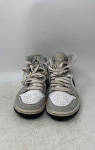 Load image into Gallery viewer, Nike Womens Air Jordan 1 Mid BQ6472-015 White Gray Basketball Shoes Size 8
