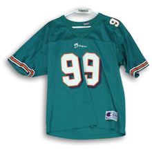 Load image into Gallery viewer, Champion Boys Green Orange White Taylor #99 Jersey Size XL (18-20)