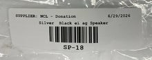 Load image into Gallery viewer, Ei Ag Silver And Black Portable Wireless Bluetooth Speaker Not Tested NCL