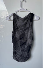 Load image into Gallery viewer, Calvin Klein Womens Black White Geometric Print Pullover Blouse Top Size M