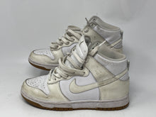 Load image into Gallery viewer, Authentic Nike Womens Dunk High Sail Gum White Yellow Sneakers Shoes Size 8