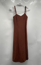 Load image into Gallery viewer, Jessica Simpson Womens Brown V-Neck Sleeveless Collarless Maxi Dress Size XS