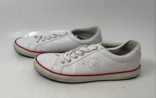 Load image into Gallery viewer, Tommy Hilfiger Mens Phylis White Red Lace-Up Low Top Sneaker Shoes Size 11