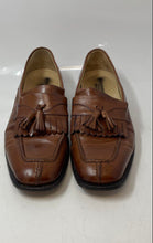 Load image into Gallery viewer, Pronto Uomo Firenze Mens Brown Leather Tassel Split Toe Loafer Shoes Size 11.5