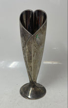 Load image into Gallery viewer, International Silver Company Heart Design Silver Plated Collectible Vase