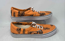 Load image into Gallery viewer, Vans Mens Era 721356 Orange White Black Low Top Lace-Up Sneaker Shoes Size 12