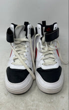 Load image into Gallery viewer, Nike Kids Court Borough Mid 2 CD7782-110 White Red Black Sneaker Shoes Size 6Y