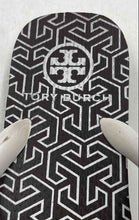 Load image into Gallery viewer, Authentic Tory Burch Womens Brown White Flip Flop Sandals Size EUR 35 US 6