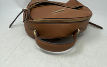 Load image into Gallery viewer, Aldo Womens Brown Pebbled Leather Adjustable Strap Zip-Around Backpack w/ Wallet