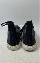 Load image into Gallery viewer, Karl Lagerfeld Mens Black Croc Embossed Round Toe Lace-Up Sneaker Shoes Size 10