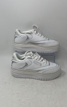 Load image into Gallery viewer, Reebok Womens Club C Extra 100033109 White Leather Sneakers Shoes Size 6.5