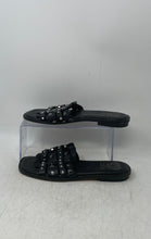 Load image into Gallery viewer, Vince Camuto Womens Neverna Black Leather Studded Slip-On Slide Sandals Size 8M