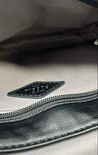 Load image into Gallery viewer, Fossil Womens Gabriella Black Monogram Leather Adjustable Strap Crossbody Bag