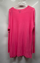 Load image into Gallery viewer, H&M Womens Pink Knitted Long Sleeve Round Neck High-Low Hem Tunic Top Size S