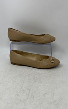 Load image into Gallery viewer, Michael Kors Womens Beige Faux Leather Round Toe Slip-On Ballet Flats Size 7.5M