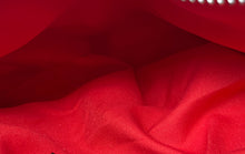 Load image into Gallery viewer, Playboy Womens Red Bunny Rhinestone Carry Strap Shoulder Bag