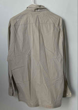 Load image into Gallery viewer, Hugo Boss Mens Cream Long Sleeve Collared Stretch Dress Shirt Size 16 1/2 32/33