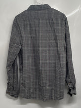 Load image into Gallery viewer, Banana Republic Mens Gray Untucked Slim Fit Long Sleeve Button-Up Shirt Size M