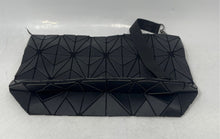 Load image into Gallery viewer, Emilio Pepe Womens Black Matte Geometric Triangular Inner Pockets Shoulder Bag