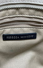 Load image into Gallery viewer, Rebecca Minkoff Womens Beige Leather Adjustable Strap Flap Crossbody Bag