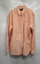 Load image into Gallery viewer, Ralph Lauren Mens Orange Long Sleeve Collared Button-Up Shirt Size Large
