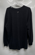 Load image into Gallery viewer, Gymshark Mens Black Cotton Long Sleeve Crew Neck Pullover Sweatshirt Size XL