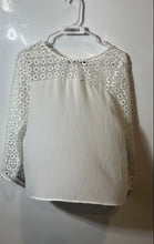 Load image into Gallery viewer, Zara Womens White Long Sleeve Round Neck Blouse Top Size Medium