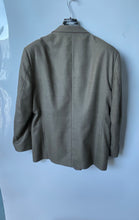 Load image into Gallery viewer, Haggar Mens Brown Long Sleeve Pockets Notch Lapel Two-Button Blazer Size 46