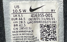 Load image into Gallery viewer, Nike Mens Air Monarch IV 416355-001 Black Lace-Up Running Shoes Size 10.5W