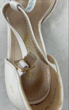 Load image into Gallery viewer, Dream Pairs Womens Amore-2 White Lace Peep Toe T-Strap D'Orsay Heels Size 6.5