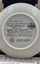 Load image into Gallery viewer, Vintage Edwin M. Knowles Grandpa's Treasure Chest Light Collector Plate