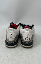 Load image into Gallery viewer, Nike Boys Air Jordan 3 398614-105 White Lace-Up Basketball Shoes Size 4.5Y