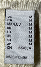 Load image into Gallery viewer, Forever 21 Womens Off-White Cotton Stretch Raw Hem A-Line Skirt Size Medium