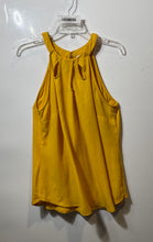 Load image into Gallery viewer, 7 Avenue Design Studio New York & Company Womens Yellow Blouse Top Size L