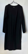 Load image into Gallery viewer, Michael Kors Womens Black Long Sleeve 1/4 Zip Maxi Dress Size XL