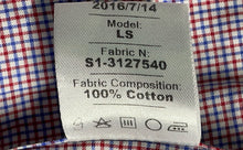 Load image into Gallery viewer, Ballantine Mens Multicolor Plaid Cotton Long Sleeve Button-Up Shirt Size Small