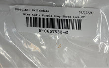 Load image into Gallery viewer, Nike Boys V5 RNR HQ6411-200 Purple Gray Lace-Up Low Top Sneakers Shoes Size 2Y