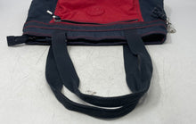 Load image into Gallery viewer, Kipling Womens Red Black Double Handle Inner Pockets Zip Top Lined Tote Bag