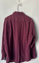 Load image into Gallery viewer, Ben Sherman Mens Red Plaid Long Sleeve Collared Dress Shirt Size 17.5 34/35 XL