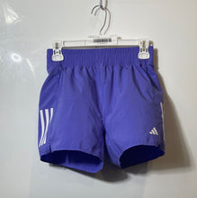 Load image into Gallery viewer, Adidas Womens Purple Regular Fit Elastic Waist Pull-On Athletic Shorts Size XS