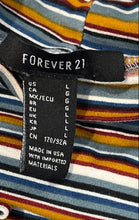 Load image into Gallery viewer, Forever 21 Womens Multicolor Mock Neck Long Sleeve Blouse Top Size L