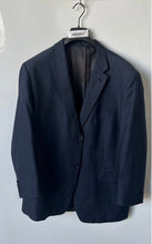 Load image into Gallery viewer, Jones New York Mens Navy Blue Single Breasted Two-Button Blazer Size R48
