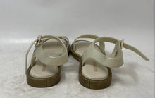 Load image into Gallery viewer, Mini Melissa Girls Mar White Glitter Open Toe Ankle Strap Sandals Size 13
