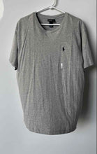 Load image into Gallery viewer, Polo By Ralph Lauren Mens Gray Crew Neck Short Sleeve Pullover T-Shirt Size L