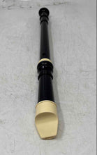 Load image into Gallery viewer, LMI Black Open Hole Recorder Soprano Flute Musical Instrument With Case